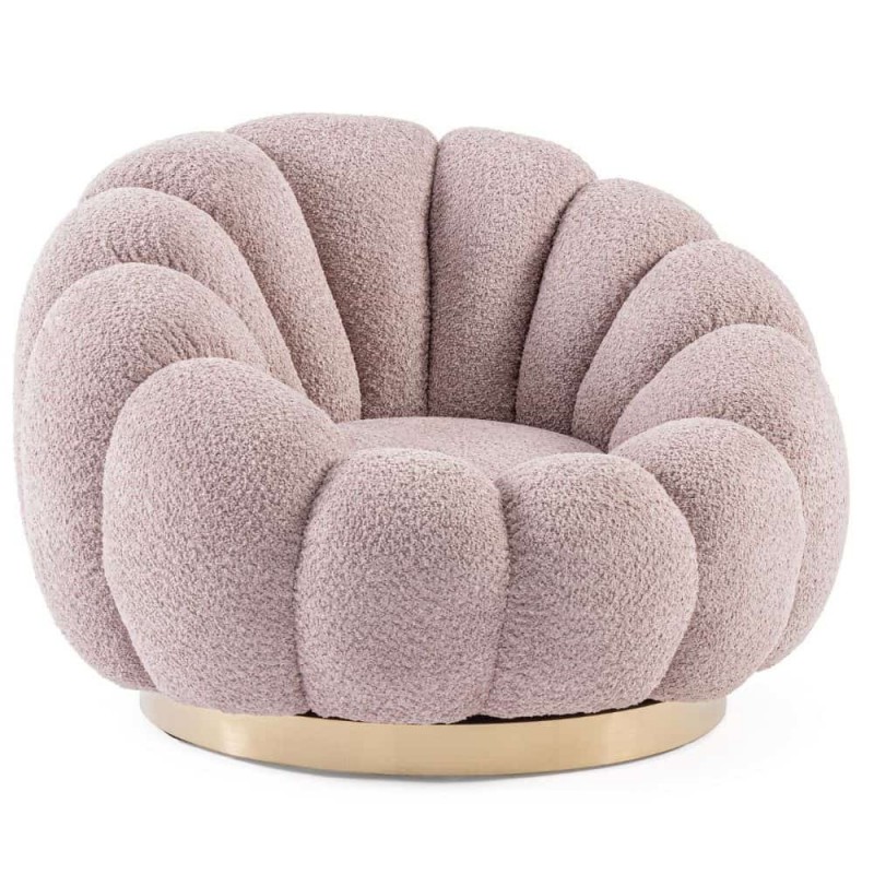 Sukamasis fotelis FLOREL ANTIQUE ROSE