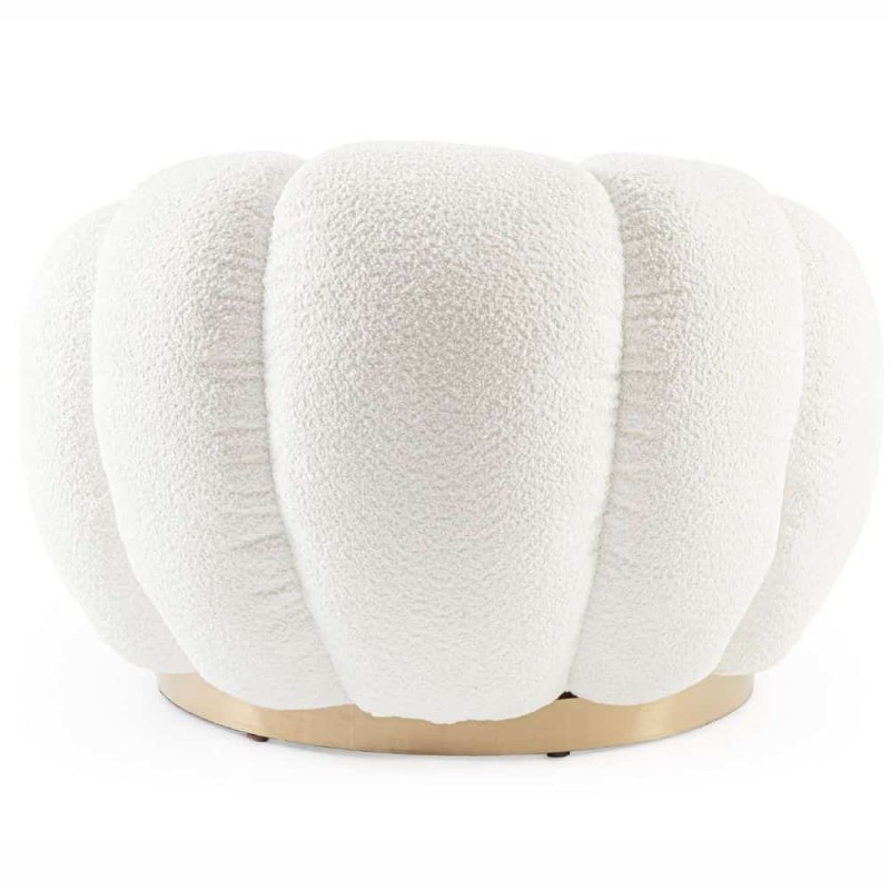 Sukamasis fotelis FLOREL WHITE