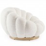 Sukamasis fotelis FLOREL WHITE