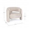 Fotelis AISHA BEIGE