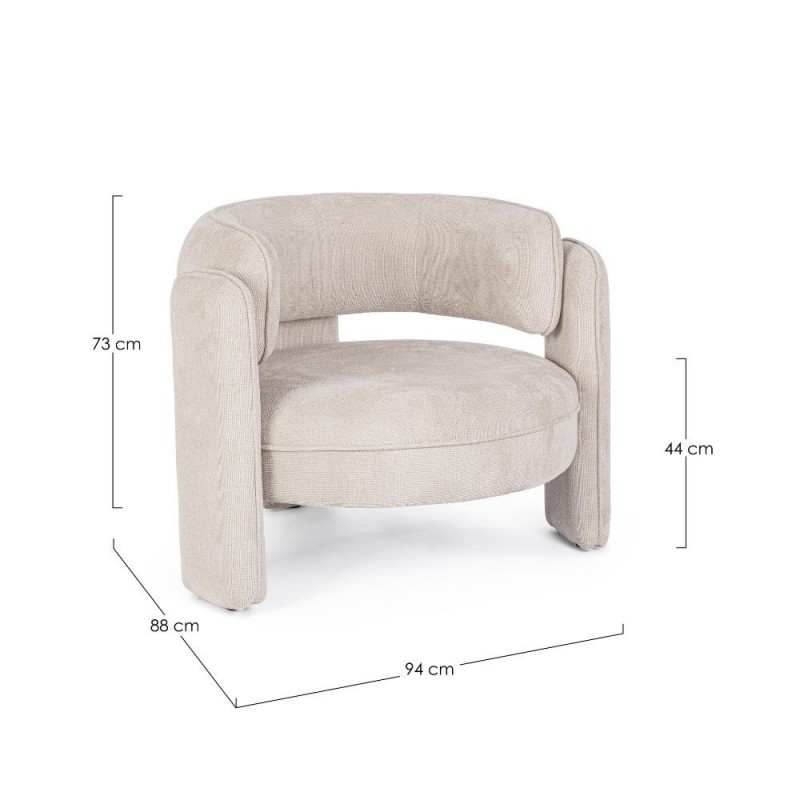 Fotelis AISHA BEIGE
