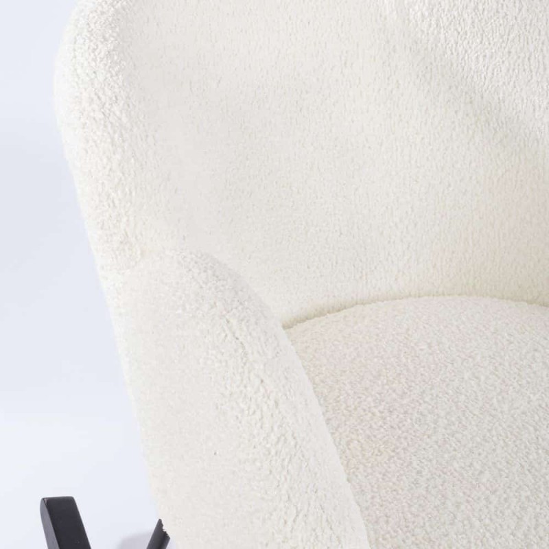 Supamasis fotelis SIBILLA WHITE