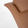 Šezlongas - fotelis VERMONT PU BROWN