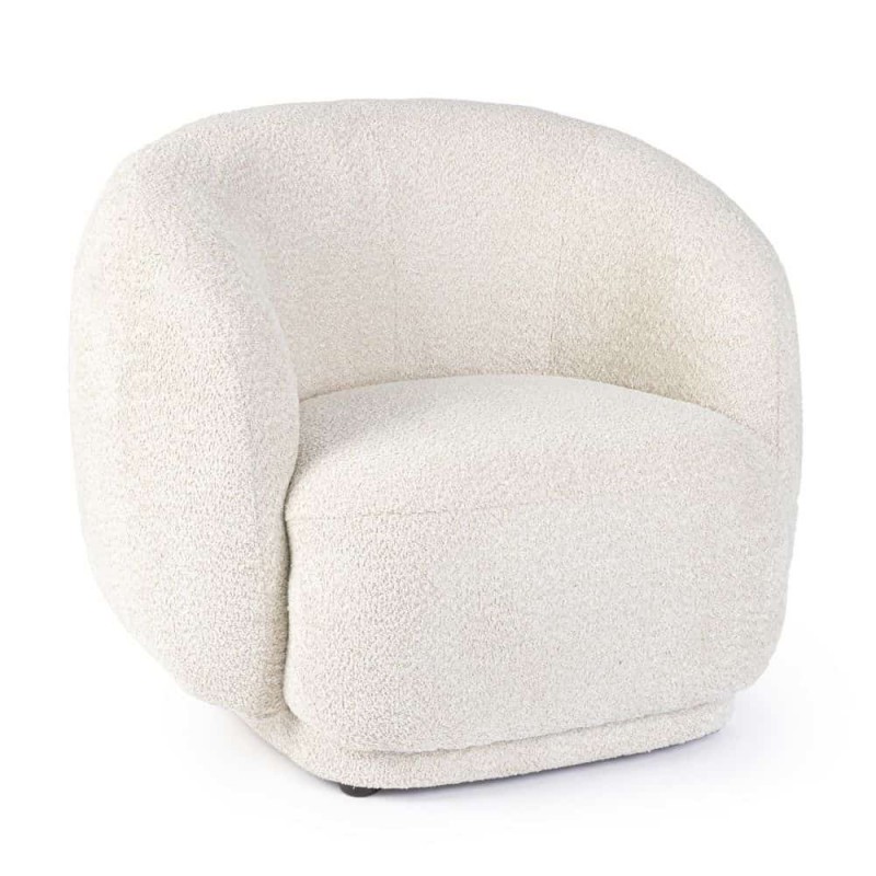 Fotelis TECLA BOUCLE NATURAL