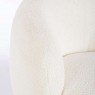 Fotelis TECLA BOUCLE WHITE