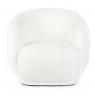 Fotelis TECLA BOUCLE WHITE