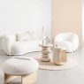 Fotelis TECLA BOUCLE WHITE