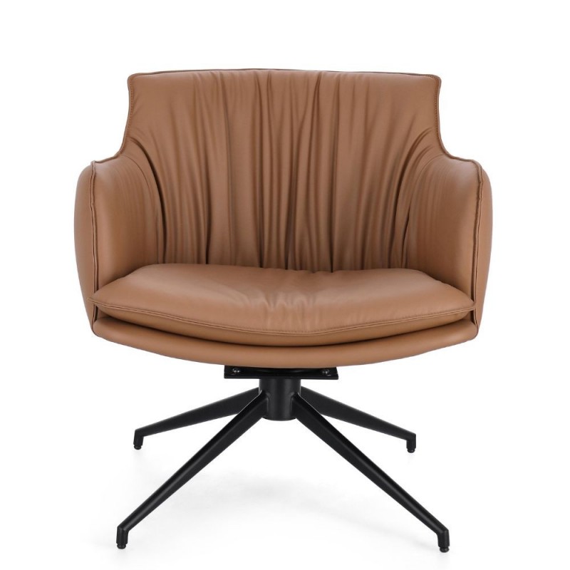 Sukamasis fotelis VERMONT PU BROWN