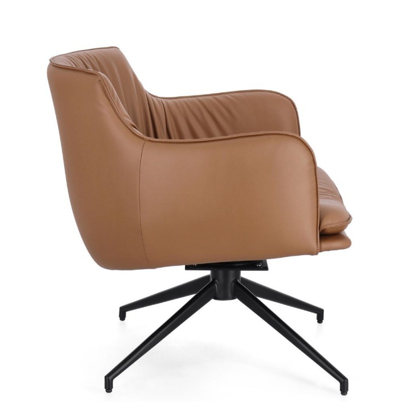 Sukamasis fotelis VERMONT PU BROWN