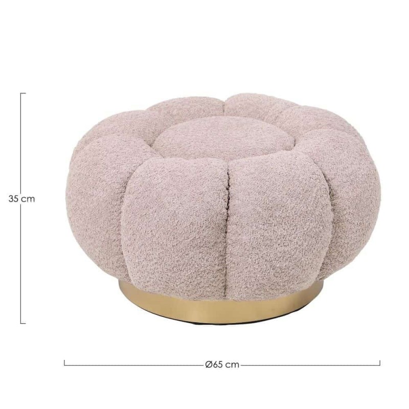 Pufas FLOREL BOUCLE ANTIQUE ROSE