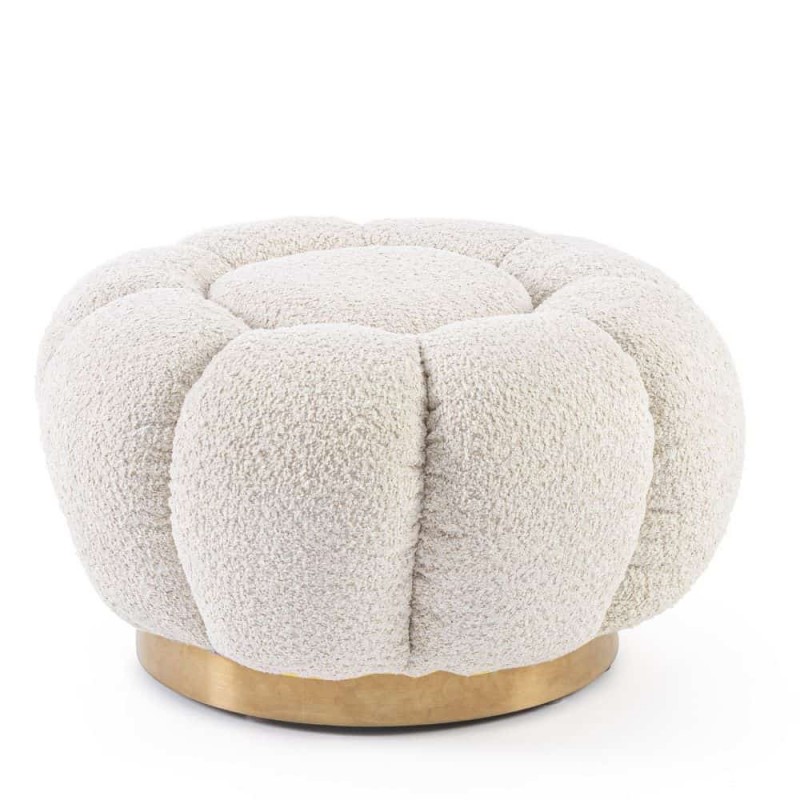 Pufas FLOREL BOUCLE NATURAL
