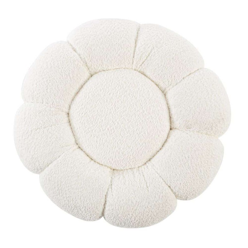 Pufas FLOREL BOUCLE WHITE