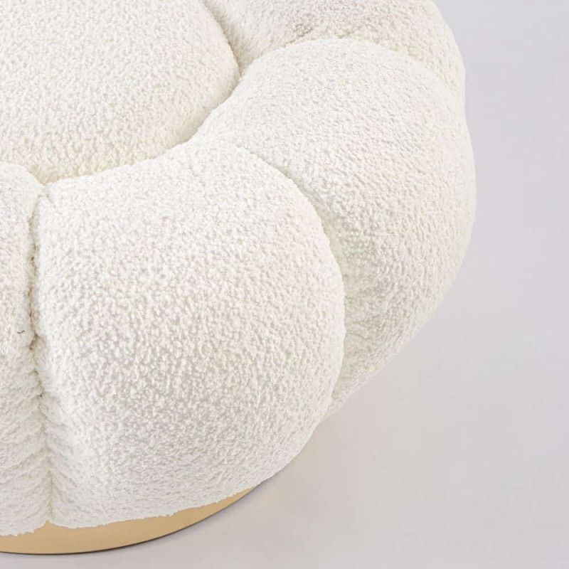 Pufas FLOREL BOUCLE WHITE