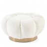 Pufas FLOREL BOUCLE WHITE