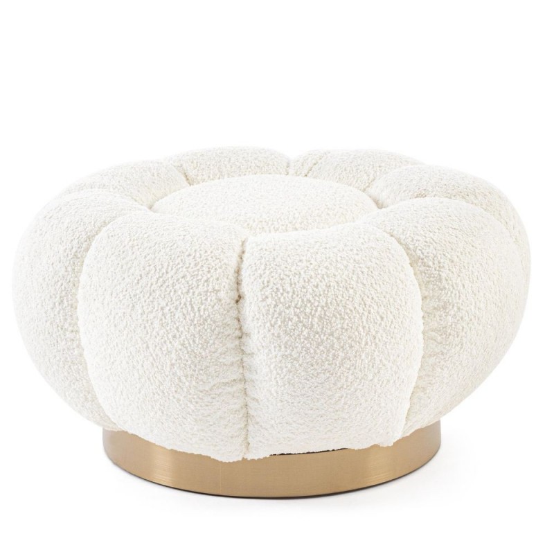 Pufas FLOREL BOUCLE WHITE