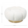 Pufas FLOREL BOUCLE WHITE