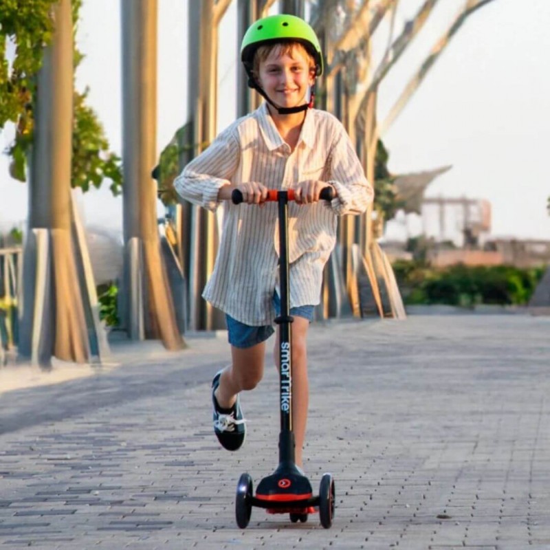 Paspirtukas 3in1 SMARTRIKE XTEND RIDE ON ORANGE, reguliuojamo dydžio