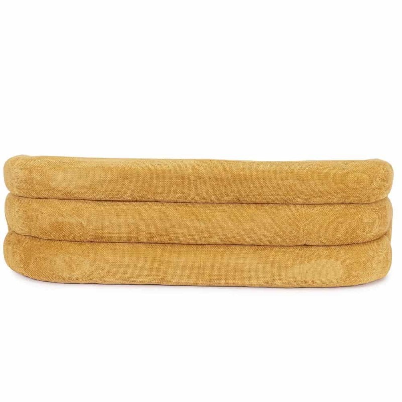 Sofa CLEMENCE MUSTARD trivietė 200x89x61cm
