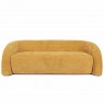 Sofa CLEMENCE MUSTARD trivietė 200x89x61cm