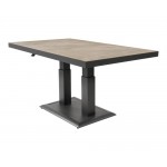 Reguliuojamo aukščio stalas MURCIA NEGRO 140x85x50/72cm