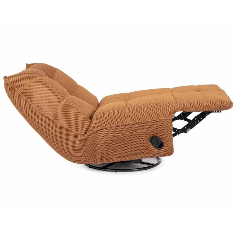 Fotelis - reglaineris su sukimosi funkcija GITTA BRICK BROWN
