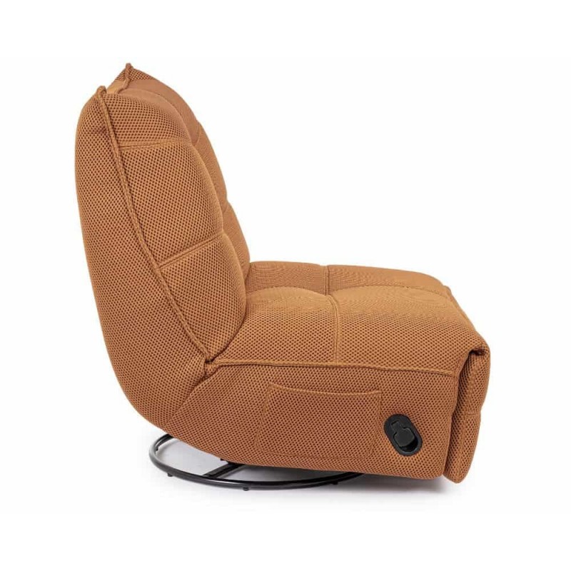 Fotelis - reglaineris su sukimosi funkcija GITTA BRICK BROWN