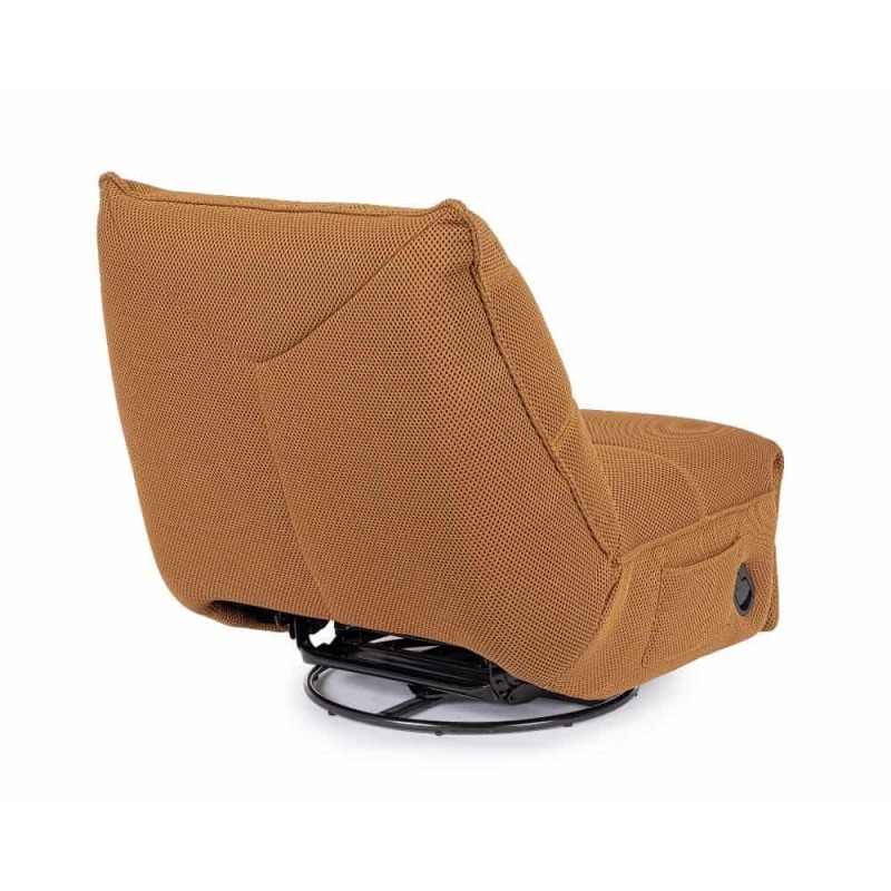 Fotelis - reglaineris su sukimosi funkcija GITTA BRICK BROWN