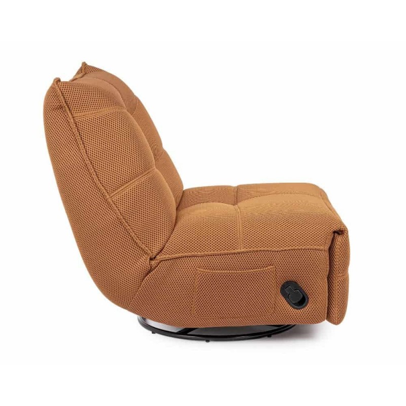 Fotelis - reglaineris su sukimosi funkcija GITTA BRICK BROWN