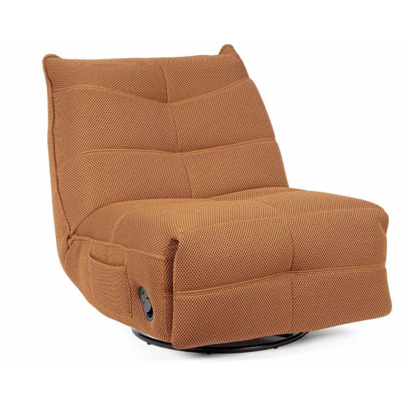 Fotelis - reglaineris su sukimosi funkcija GITTA BRICK BROWN