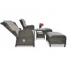 Pinti lauko baldai VIENNA DUO PREMIUM DARK GREY