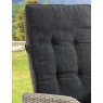 Baldų komplektas ALMA LUANA 6+1 150x75cm VINTAGE WHITE su reguliuojamais atlošais