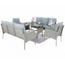 Lauko baldų komplektas CORTINA FAMILY GREY