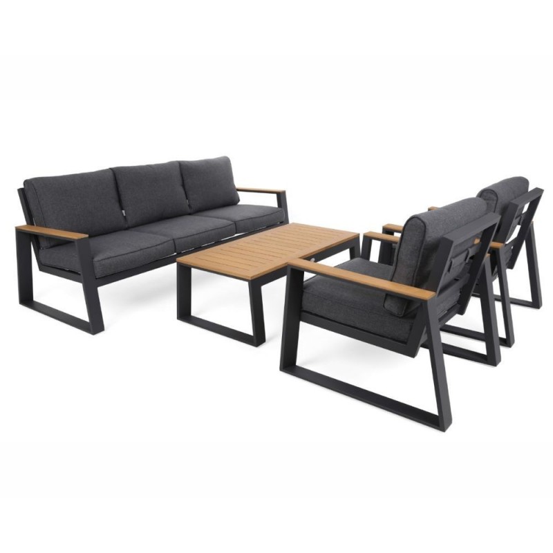 Lauko baldai RIMINI DARK GREY