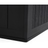 Daiktadėžė iš dvisienio plastiko GOTLOND BLACK 140x72x73cm
