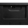 Daiktadėžė iš dvisienio plastiko GOTLOND BLACK 140x72x73cm