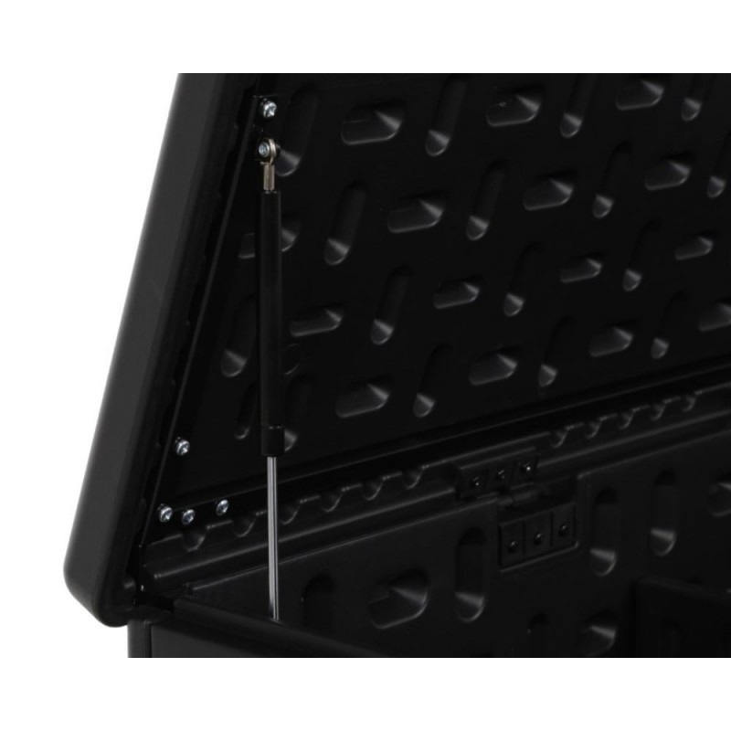 Daiktadėžė iš dvisienio plastiko GOTLOND BLACK 140x72x73cm