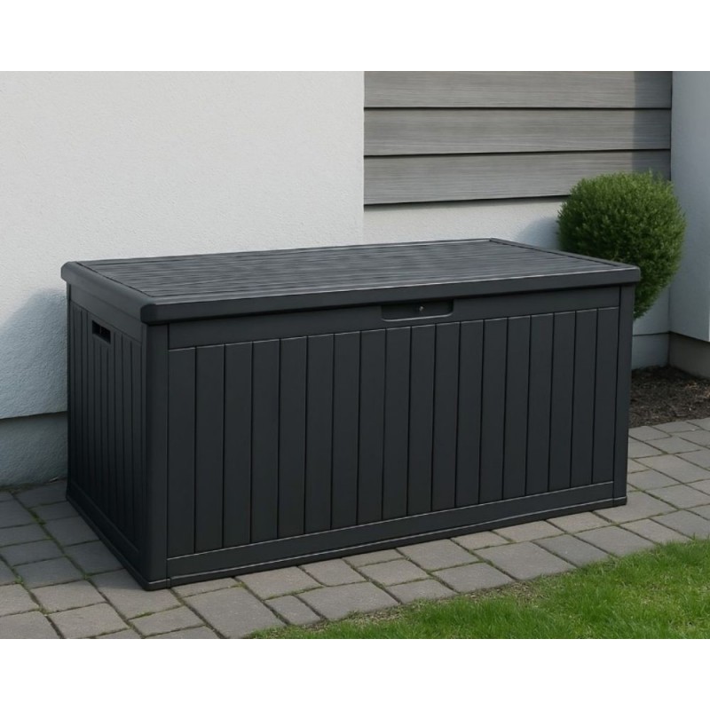 Daiktadėžė iš dvisienio plastiko GOTLOND BROWN 140x72x73cm