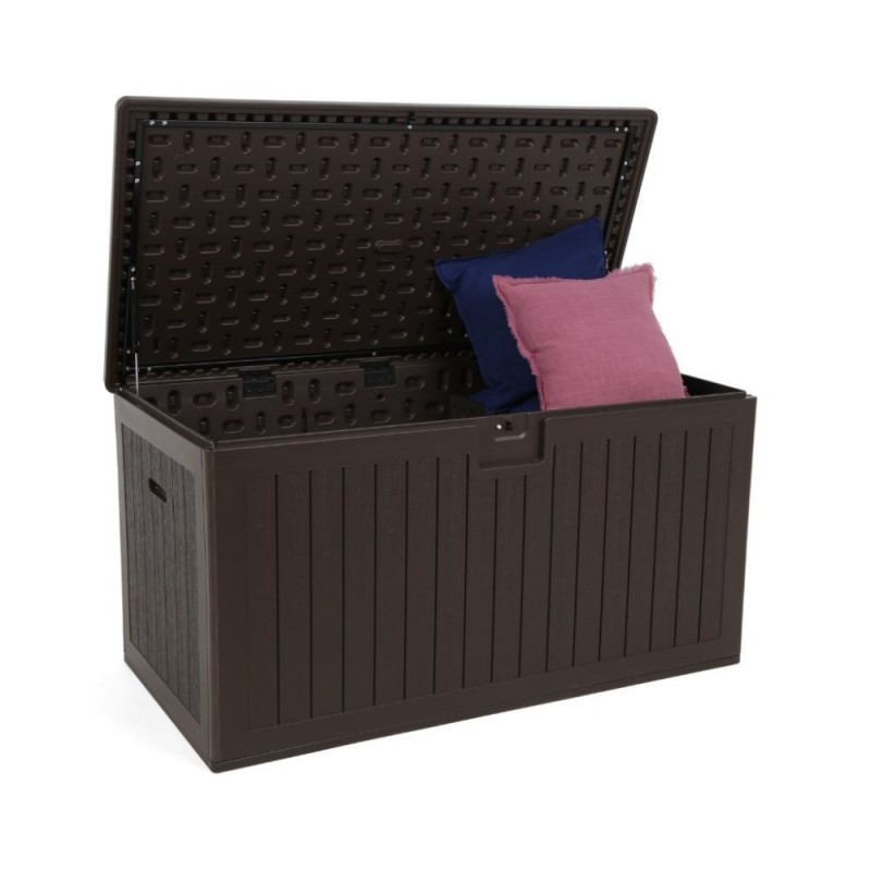 Daiktadėžė iš dvisienio plastiko GOTLOND BROWN 140x72x73cm