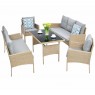 Lauko baldų komplektas CORTINA FAMILY BEIGE