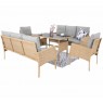 Lauko baldų komplektas CORTINA FAMILY BEIGE
