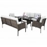 Lauko baldų komplektas CORTINA FAMILY BROWN