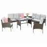 Lauko baldų komplektas CORTINA FAMILY BROWN