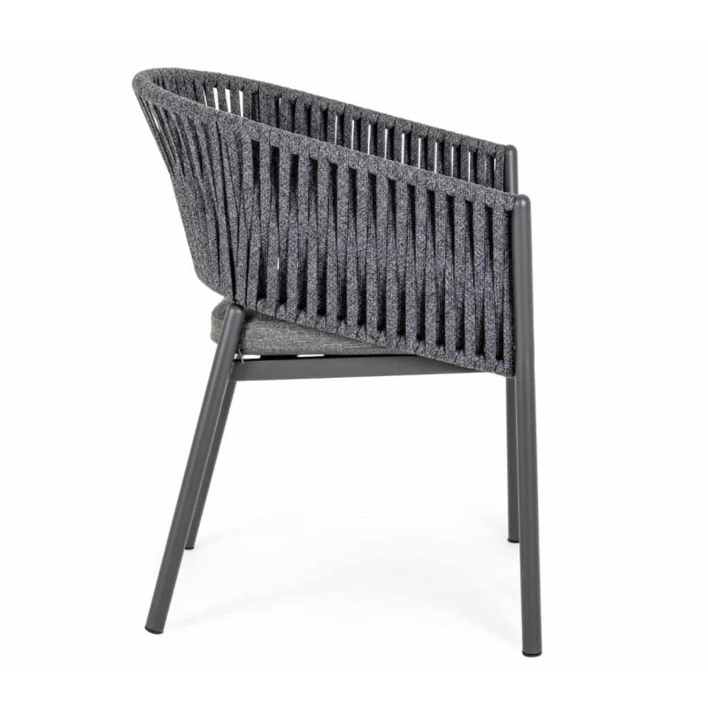Lauko kėdė FLORENCIA CAHRCOAL 57x60x80cm.