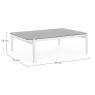 Lauko baldų komplektas FLORENCIA WHITE