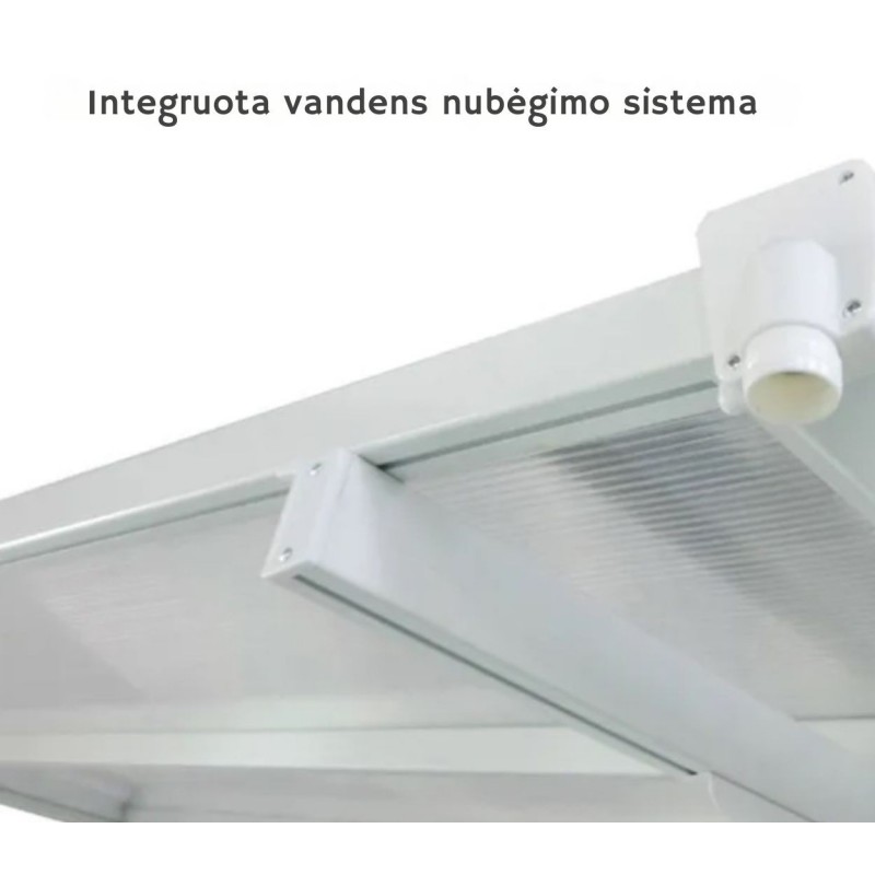 Pastogė ATLANTA 3x5m, WHITE