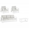 Lauko baldų komplektas BALTIC WHITE