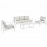 Lauko baldų komplektas BALTIC WHITE