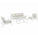 Lauko baldų komplektas BALTIC WHITE
