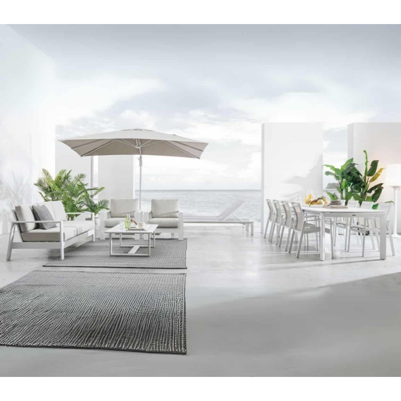 Lauko baldų komplektas BALTIC WHITE