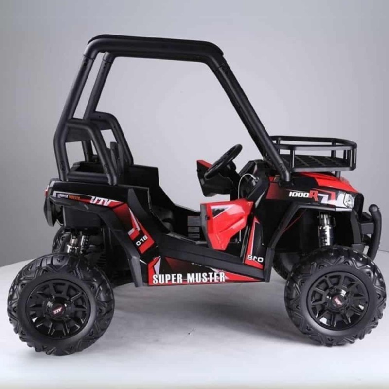 Elektromobilis JEEP JS360-1, 24V7Ah, raudonas